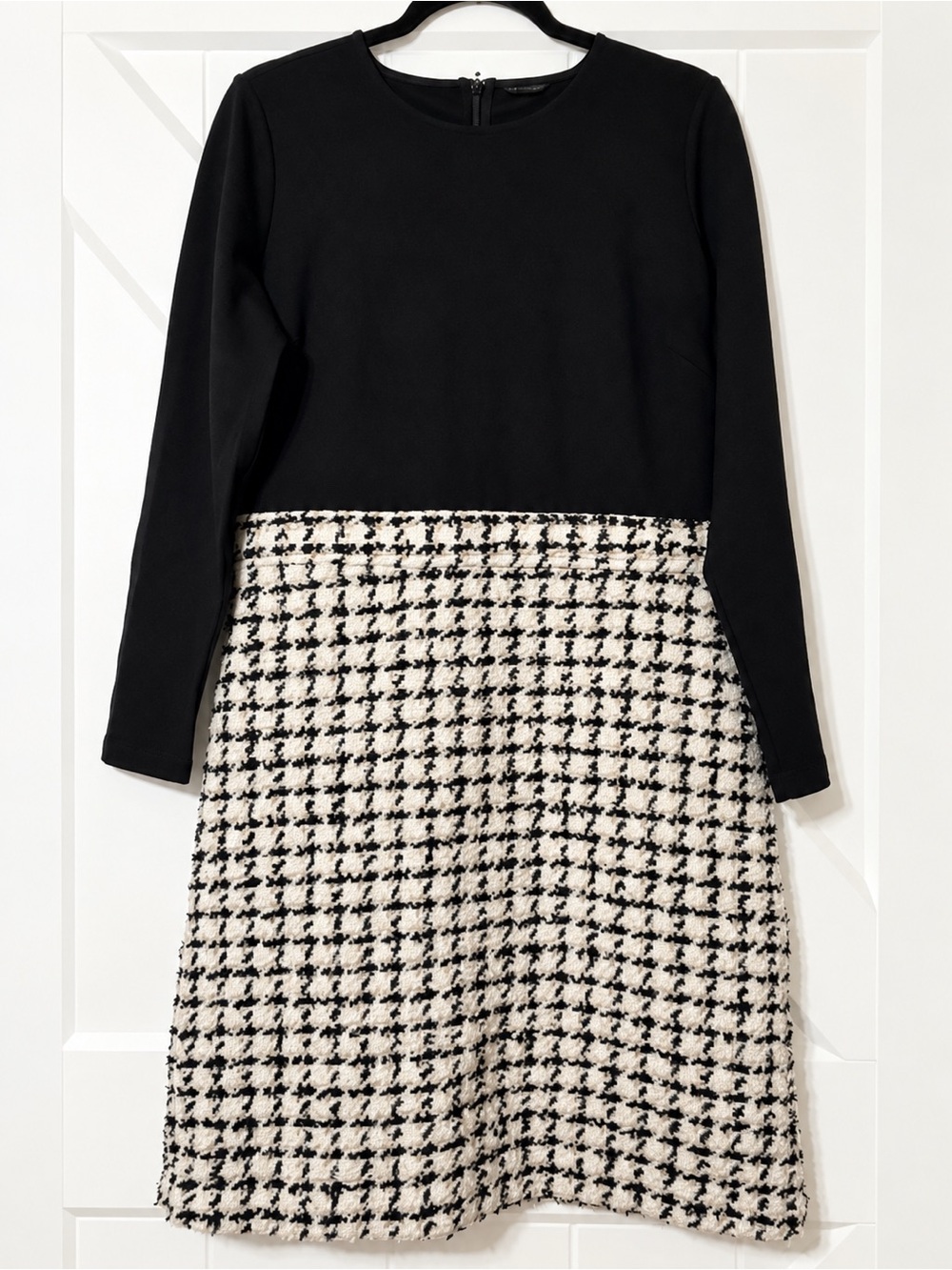 NWT Ann Taylor Tweed Houndstooth Sheath Dress Size 12